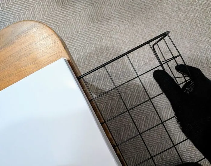 2カ所曲げた状態