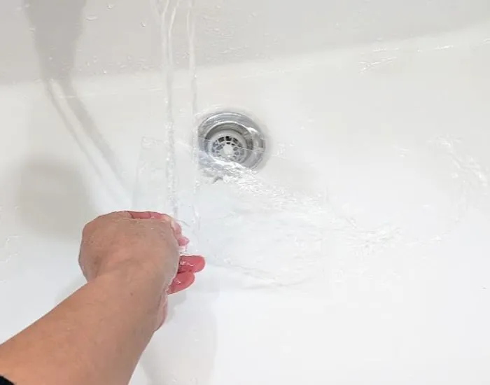 洗って乾かしたクリアファイル