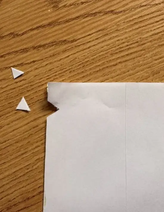 封筒が完成した様子（撮影：grapeライフハック編集部）