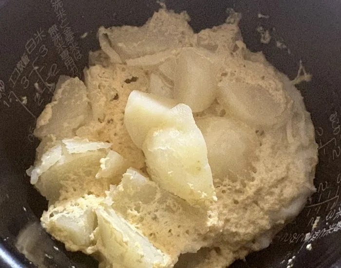 炊き上がりの様子