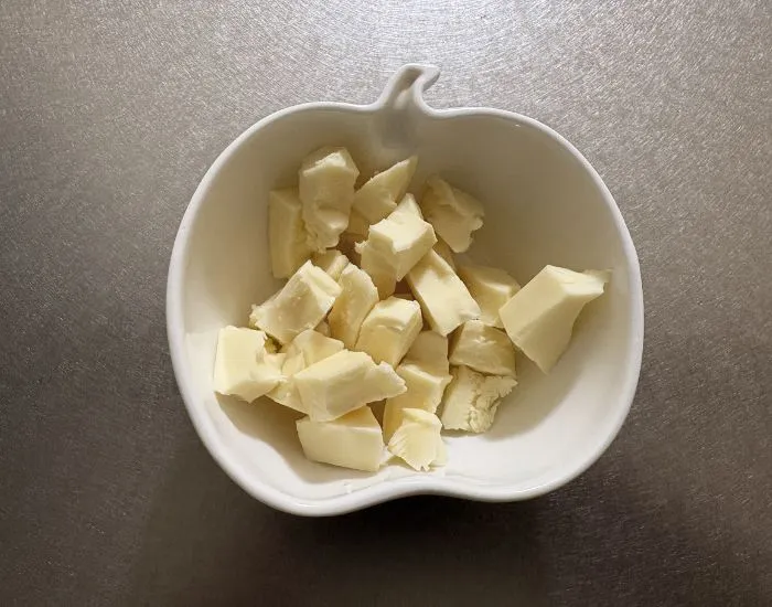 6Pチーズを細かくした様子