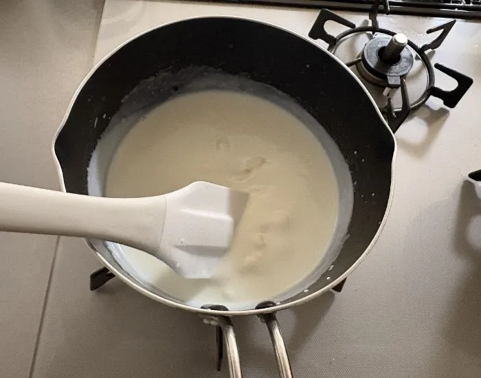 混ぜている様子