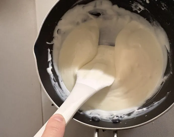 とろみがついた様子