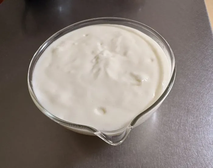 容器に入れた様子