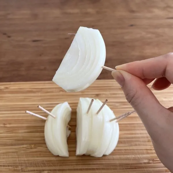 完成した串刺し（撮影：grapeフード編集部）