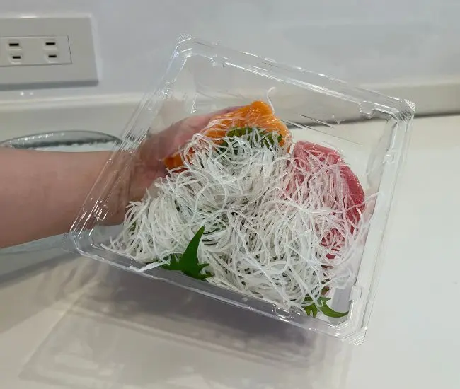 ひっくり返した状態の様子（撮影：grapeフード編集部）