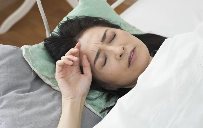 睡眠の質の低下や、慢性的な疲労感を招く可能性