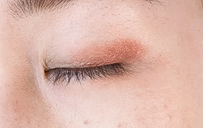 目元の写真（撮影：LUIS FIELD）