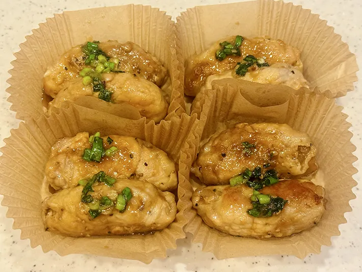 『豚肉のりんごチーズ巻き』の画像（画像提供：一般社団法人青森県りんご対策協議会）