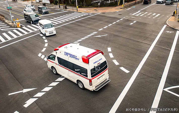 救急車の写真
