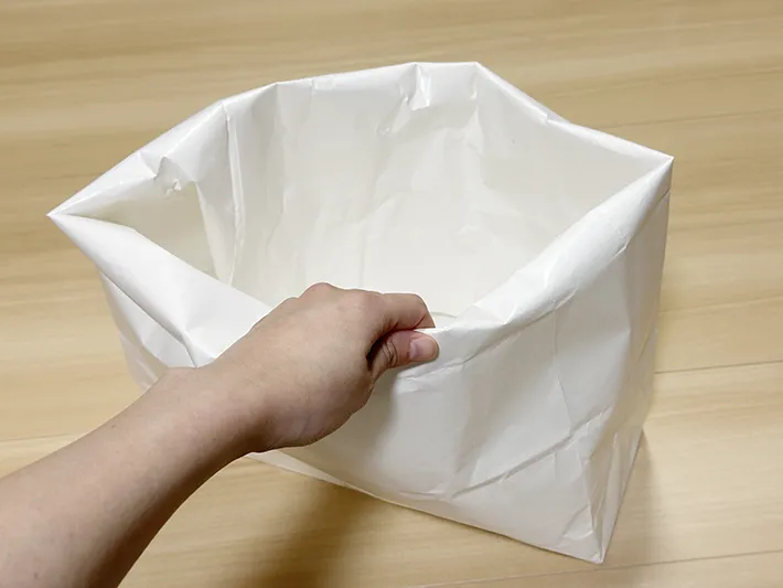 紙袋の画像（撮影：grapeライフハック編集部）