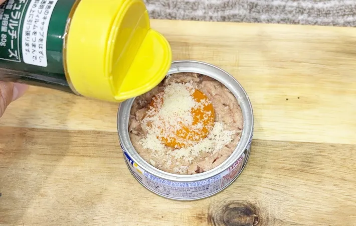 『明太ツナボナーラ』を作る写真（撮影：キジカク）