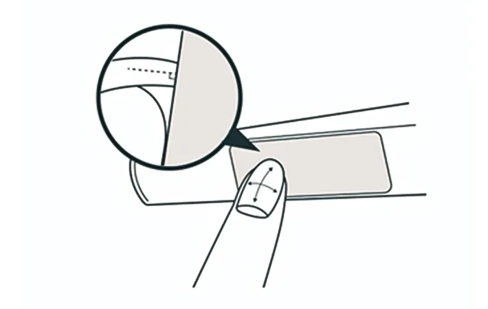 やすりを使う画像