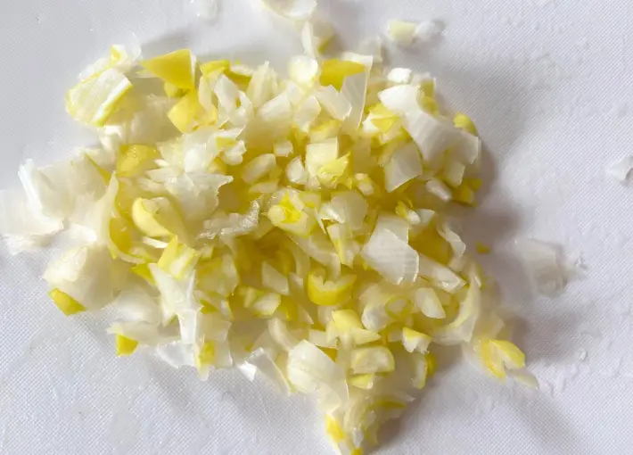 ネギを切った画像（撮影：エニママ）