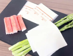 『アスパラガスとカニカマのチーズ春巻き』の写真（撮影：エニママ）