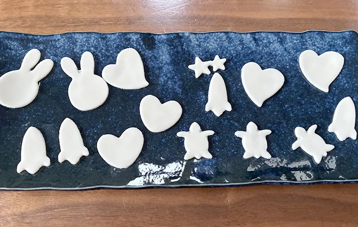 餃子の皮を型抜きした画像（撮影：エニママ）