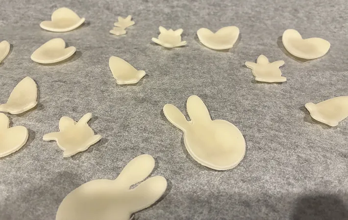 オーブンレンジで焼いている画像（撮影：エニママ）