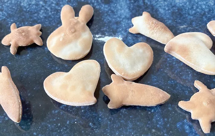 餃子の皮おやつの完成画像（撮影：エニママ）