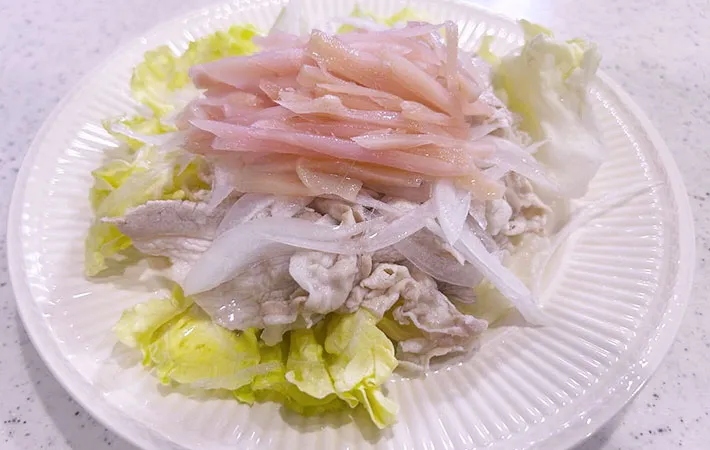 盛り付けた画像（撮影：エニママ）