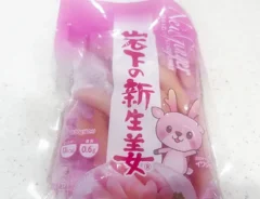 岩下の新生姜のパッケージの画像（撮影：エニママ）