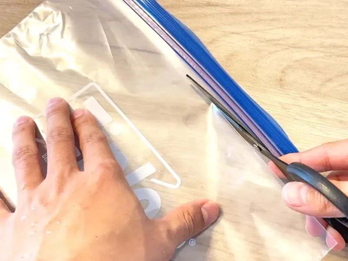 ジッパー袋の写真（撮影：キジカク）