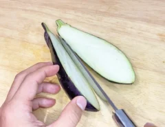 『ナスのヘタの取り方』の写真（撮影：キジカク）