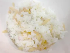 混ぜ合わせたご飯の画像(撮影:エニママ)
