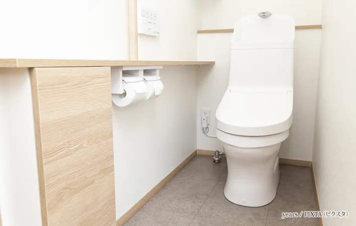 『新築住宅のトイレ』の写真