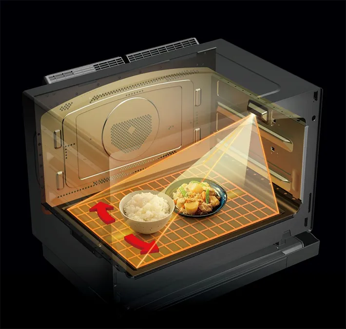 電子レンジのセンサーの写真