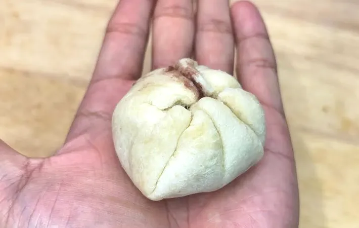 『食パンであんまん』の完成写真（撮影：キジカク）