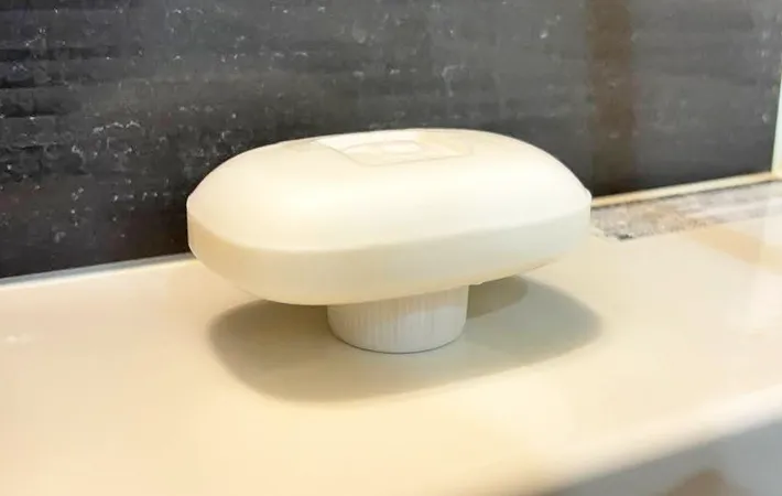 『キャップつけた固形石鹸』の写真（撮影：キジカク）