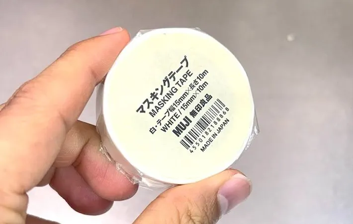 『無印良品 マスキングテープ』の写真（撮影：キジカク）