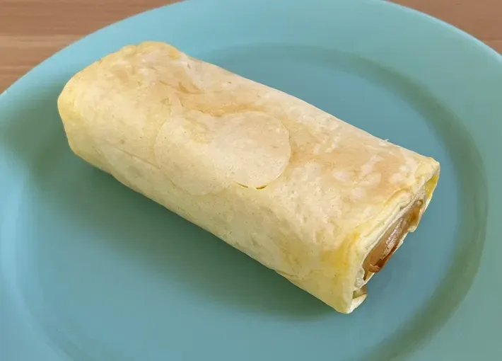 玉子焼き風ホットケーキの写真（撮影：grapeフード編集部）