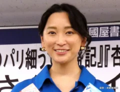 俳優・杏さんの顔写真