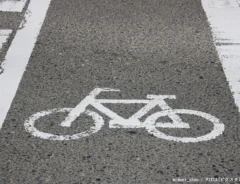自転車用道路の写真