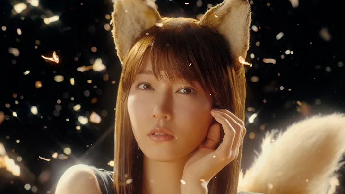 吉岡里帆さん演じる『どんぎつね』の画像