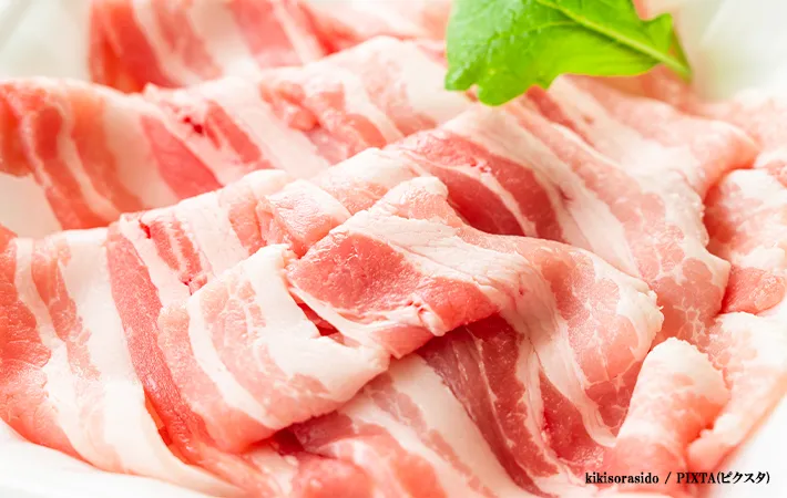 豚バラスライスの写真