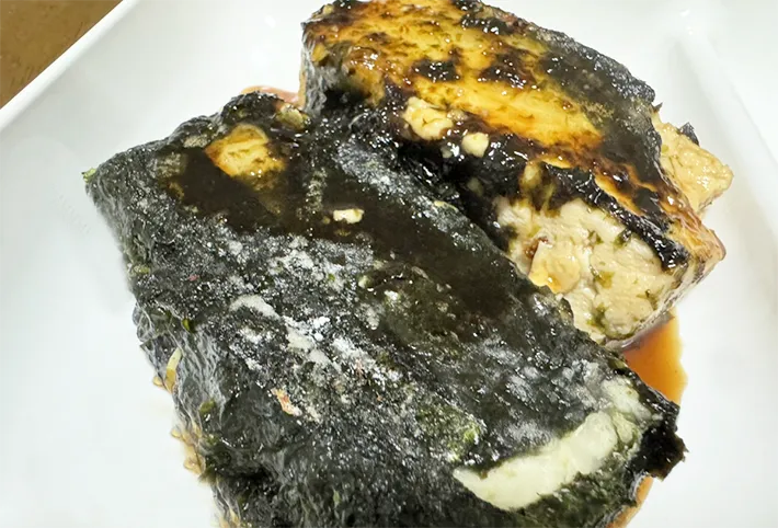 照り焼き豆腐ロール（撮影：grape芸能編集部）
