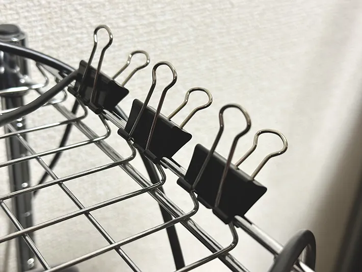 ダブルクリップの画像（撮影：grapeライフハック編集部）