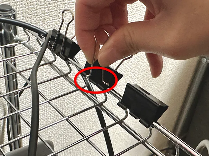 ダブルクリップの画像（撮影：grapeライフハック編集部）