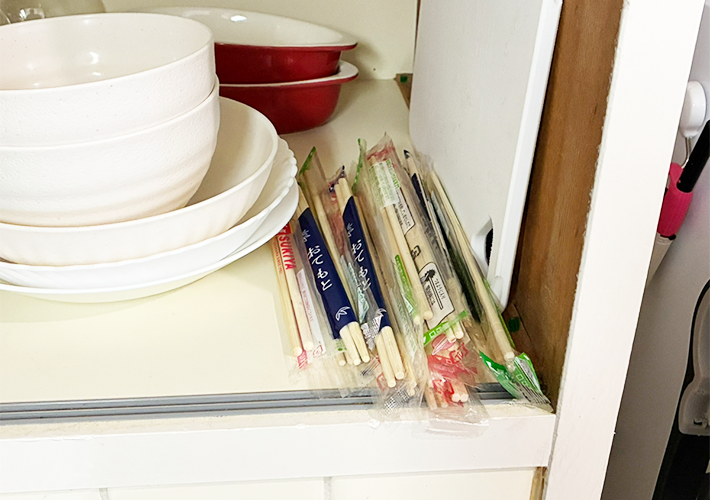 割り箸の写真（撮影：grapeライフハック編集部）