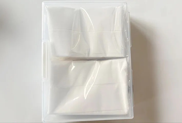 ポケットティッシュを収納した画像（撮影：エニママ）