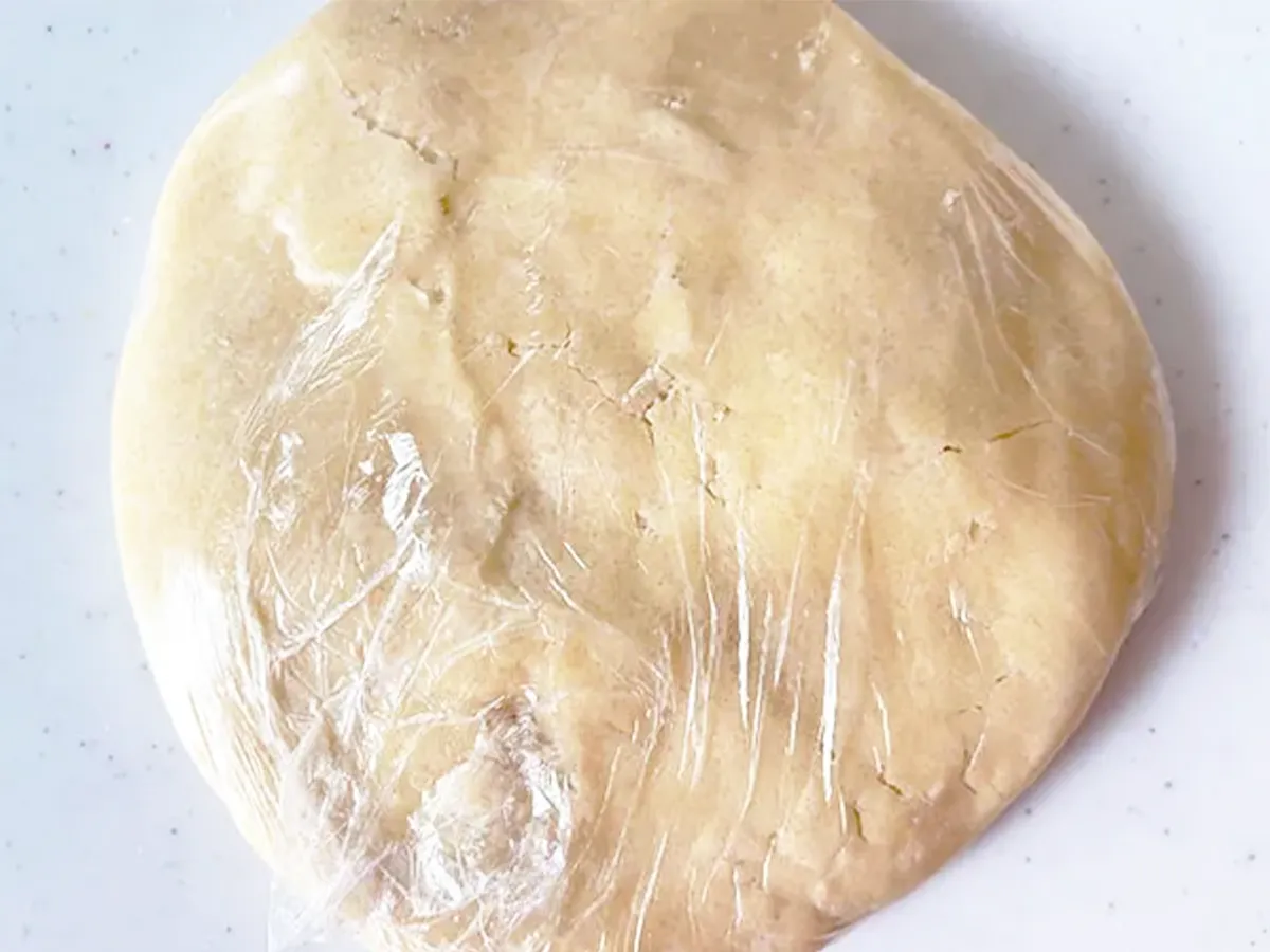 クッキーの生地を置いた場面（撮影：エニママ）