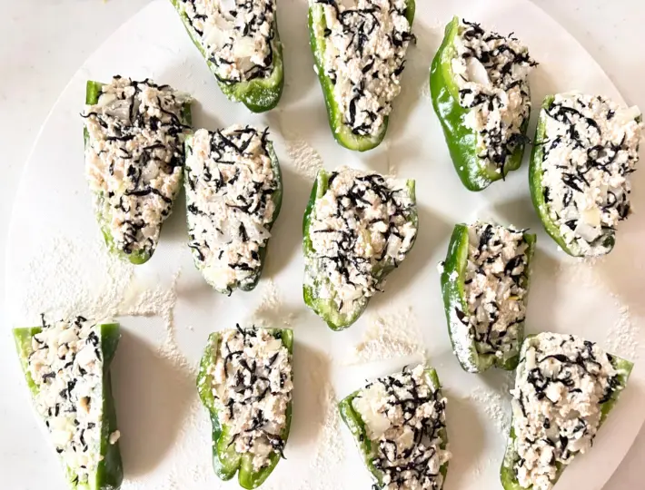 タネを詰めた画像（撮影：エニママ）