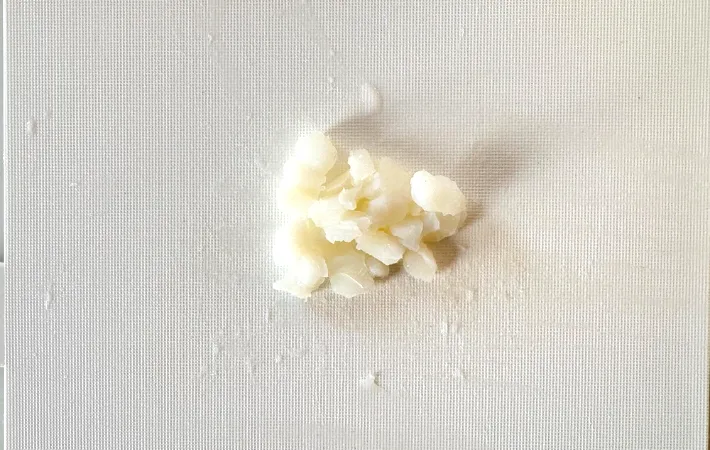 牛脂を細かくした画像（撮影：エニママ）