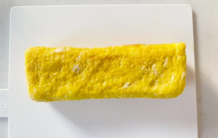 完成した玉子焼きの画像（撮影：エニママ）