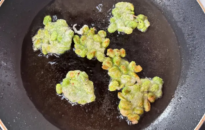 衣がきつね色になった画像（撮影：エニママ）