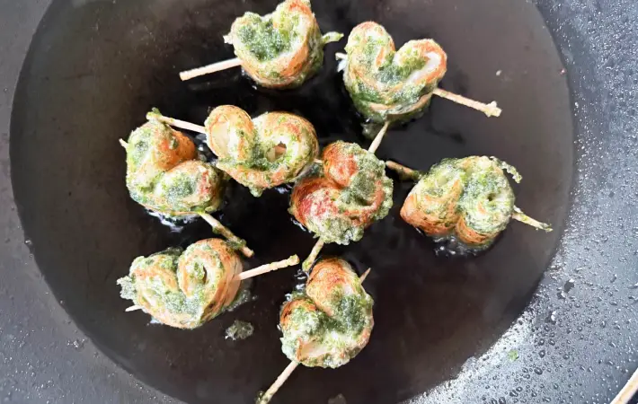 焼き色がついてきた画像（撮影：エニママ）