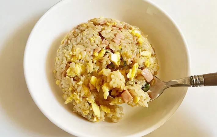 スプーンで持ち上げた画像（撮影:エニママ）