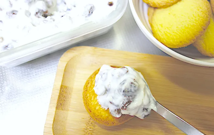 クッキーに乗せている画像（撮影：エニママ）